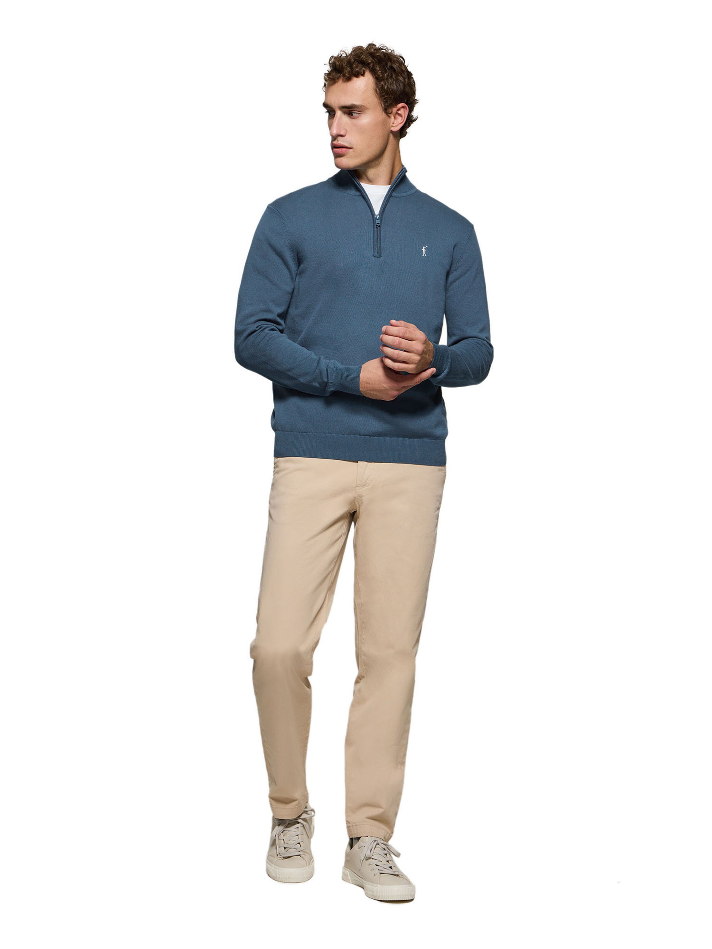 Polo Club Pullover in Blau