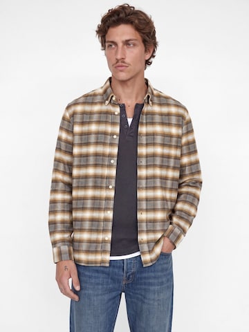 JACK & JONES Regular Fit Hemd in Braun: Vorderseite