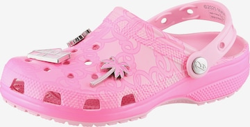 rožinė Crocs Klumpės: priekis