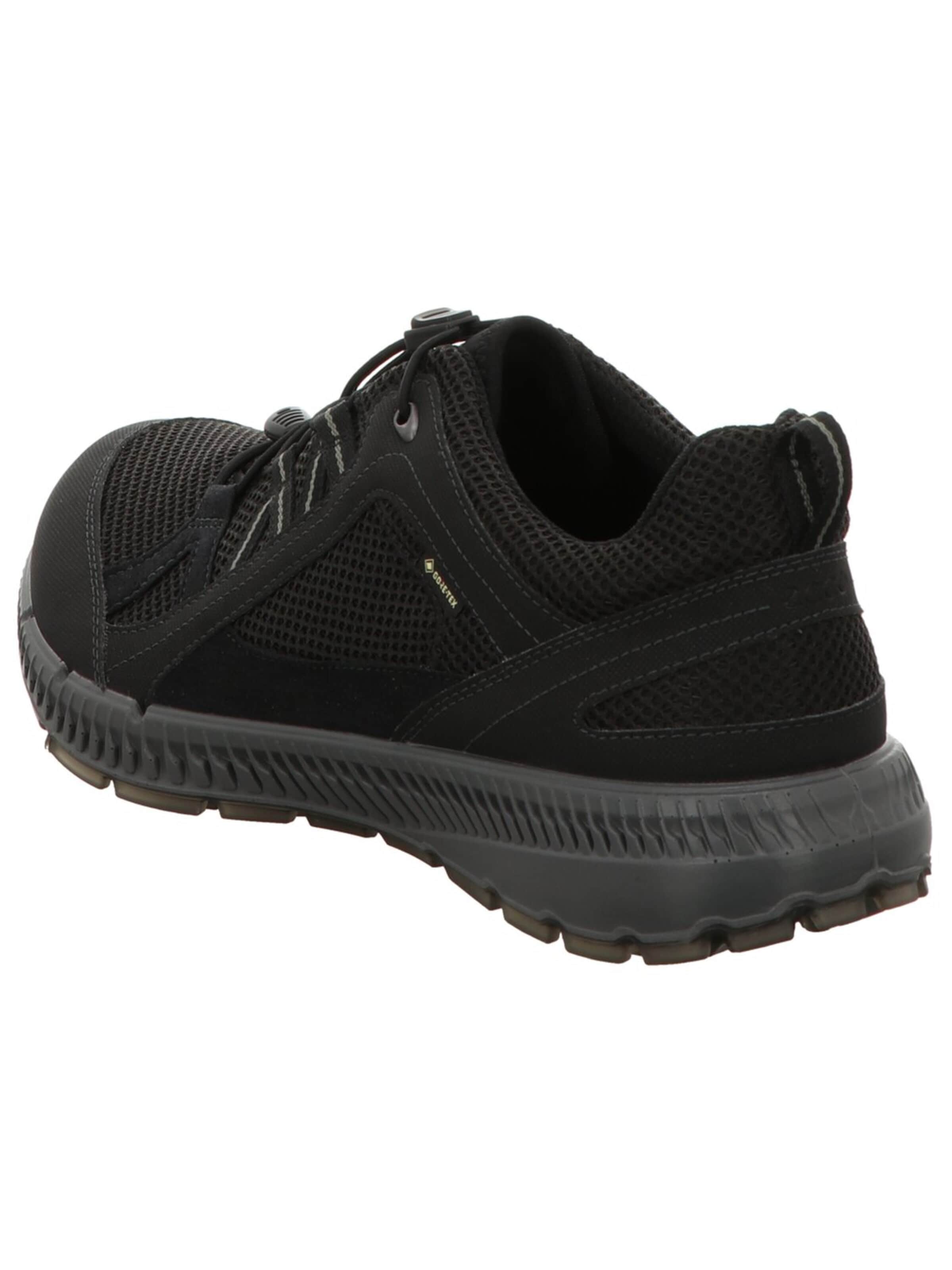 ECCO Lace-Up Shoes 'Schnürschuh Herren 843064/51052 Kunststoff (Synthetik) in schwarz' in Black: front