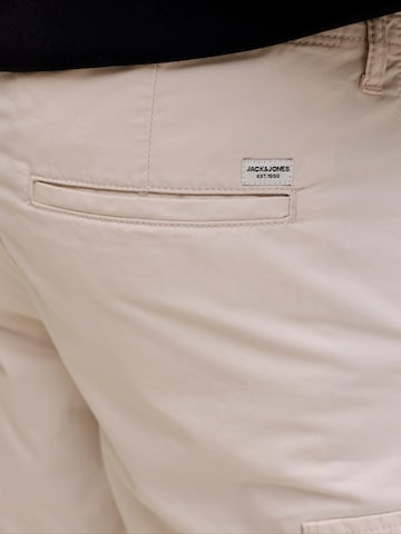 JACK & JONES Loose fit Cargo Pants 'JPSTCOLE MATTY' in Beige