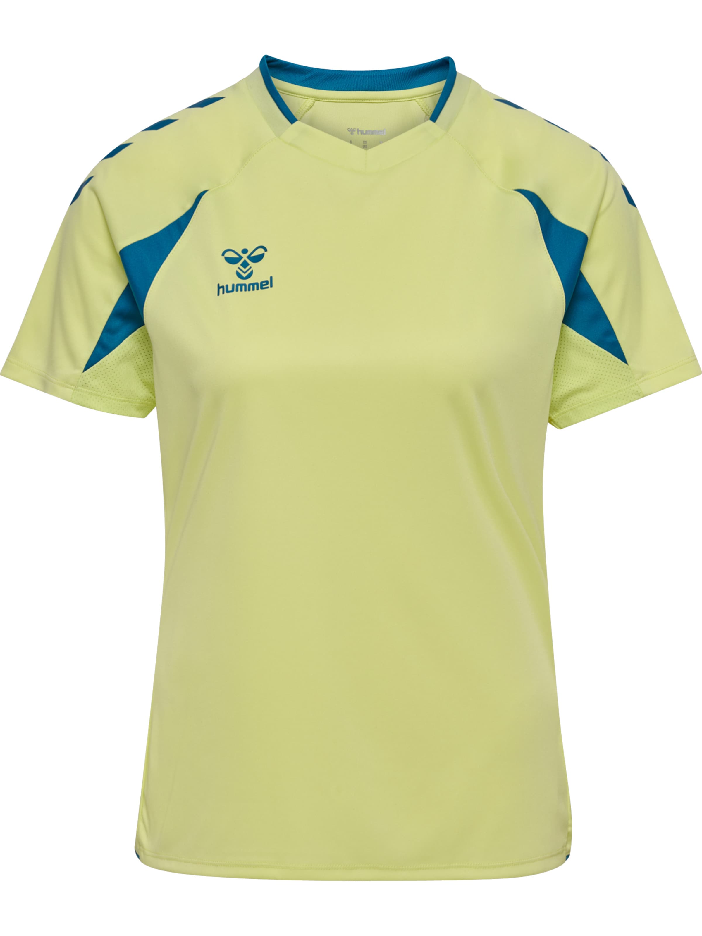 Hummel Functioneel shirt 'Core 2.0' in Geel: voorkant