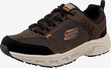 SKECHERS Platform trainers 'Oak Canyon' in Brown: front