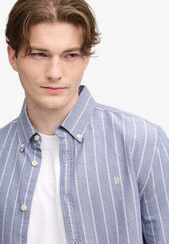 Superdry & Co Regular fit Button Up Shirt in Blue