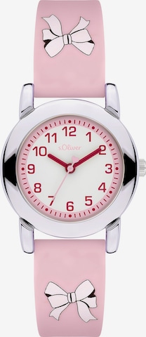 s.Oliver Uhr in Pink: Vorderseite