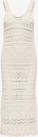 ONLY Knitted dress 'KIRSTIE' in Beige: front