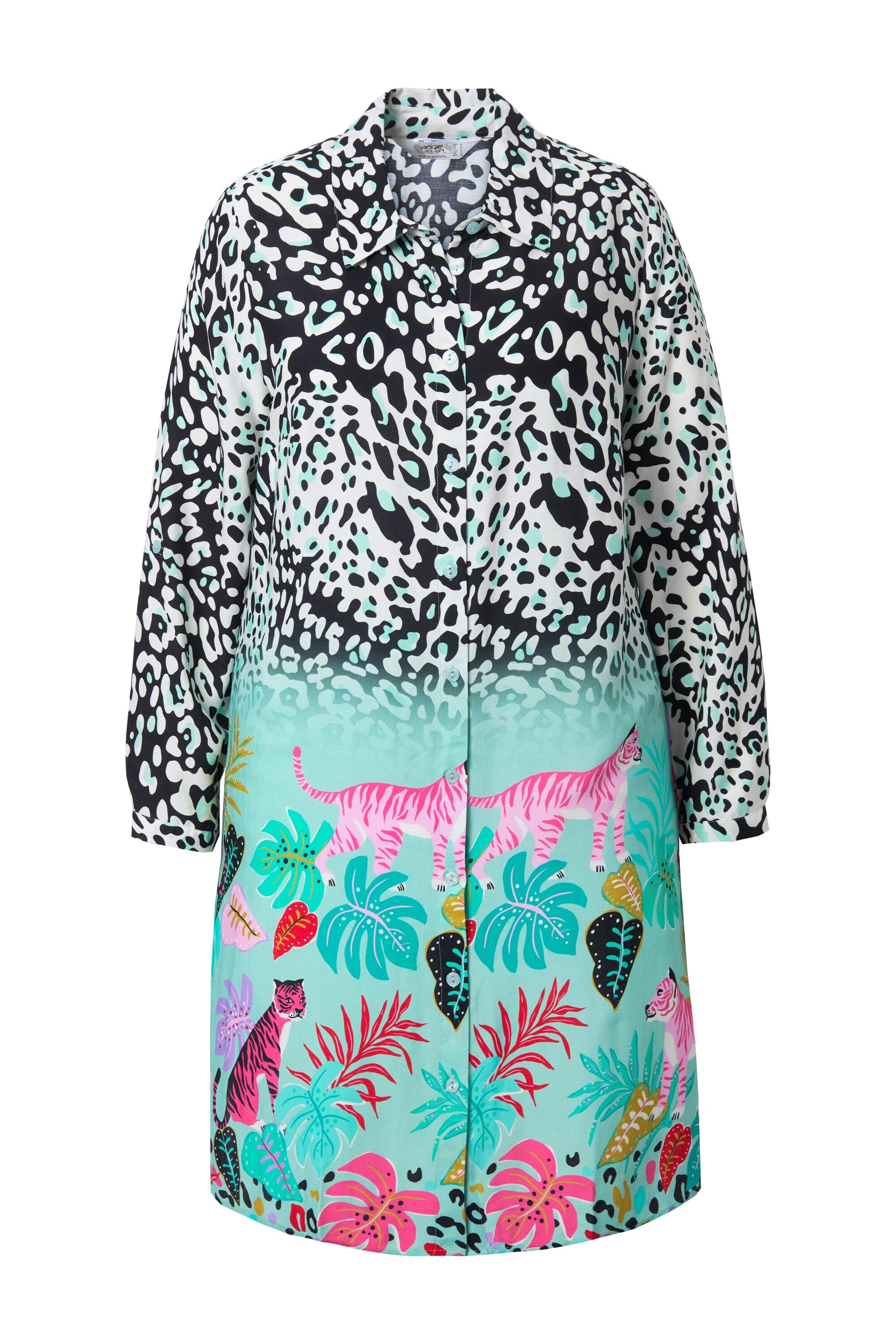 Angel of Style Blouse in Groen: voorkant