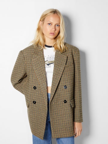 Bershka Blazers in Beige: voorkant