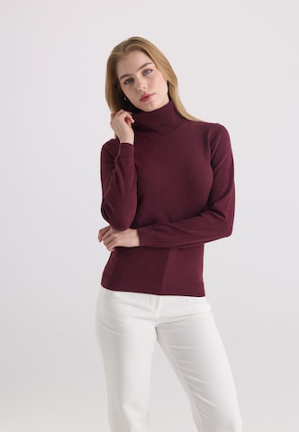 Pull-over Felix Hardy en rouge : devant