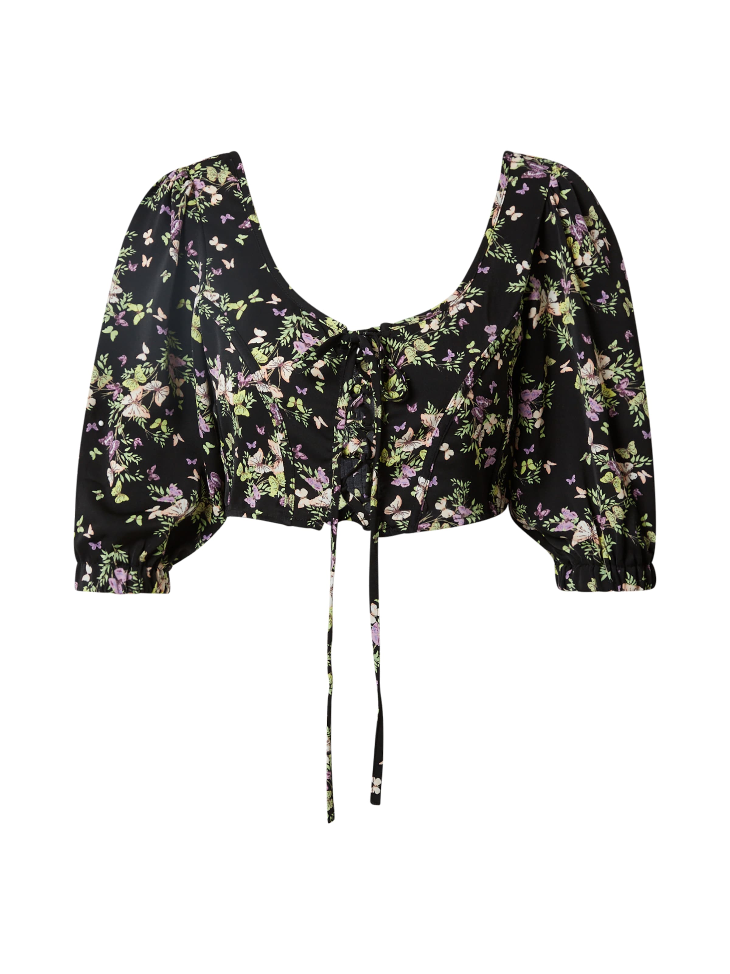 The Frolic Blúz 'ETIENNE' - fekete: elől