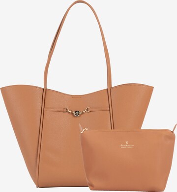 DreiMaster Klassik Shopper 'Colina' in Brown: front