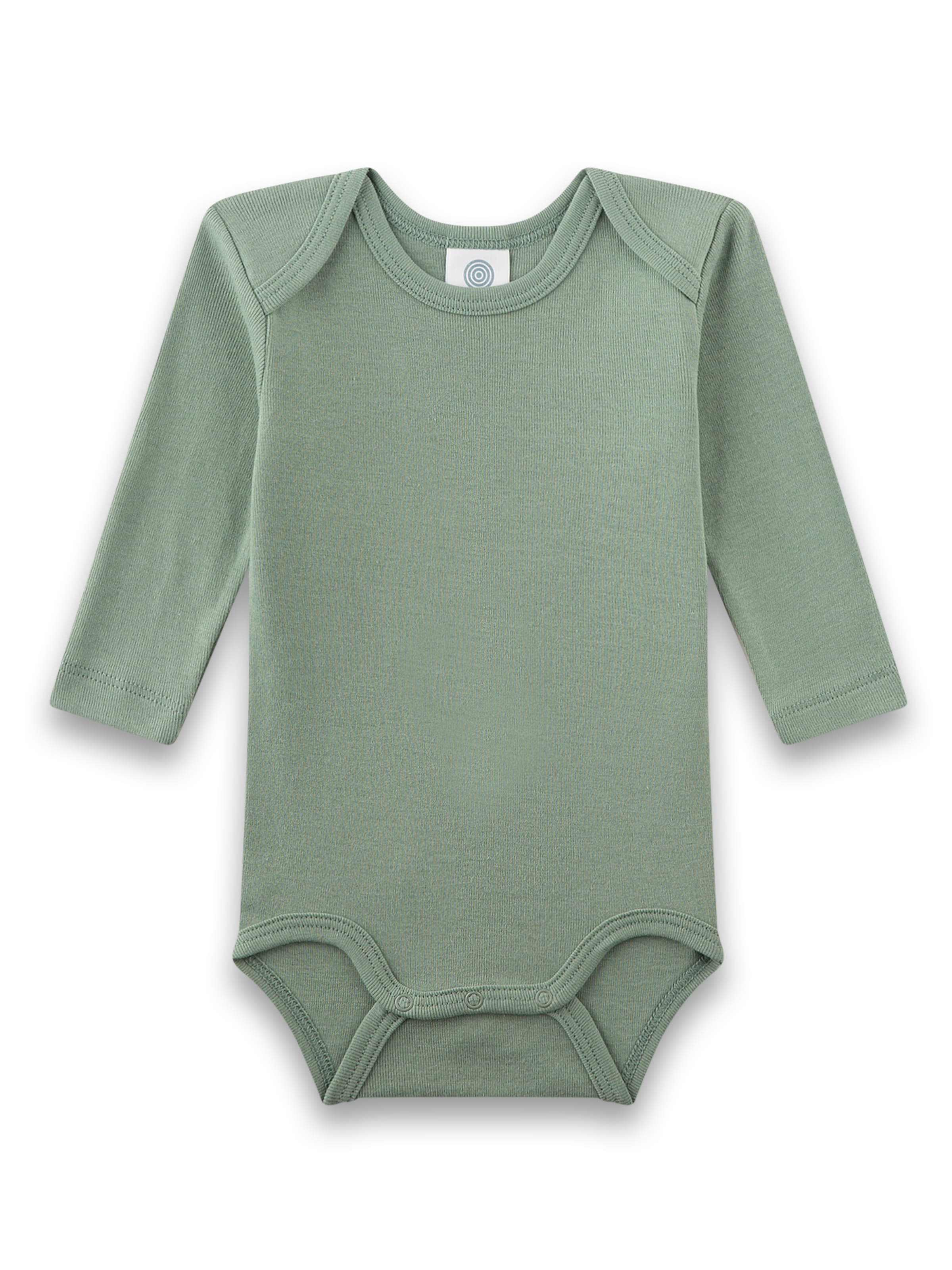 Tutina / body per bambino di Sanetta in verde