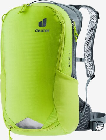 DEUTER Sports Backpack 'Race Air' in Green: front