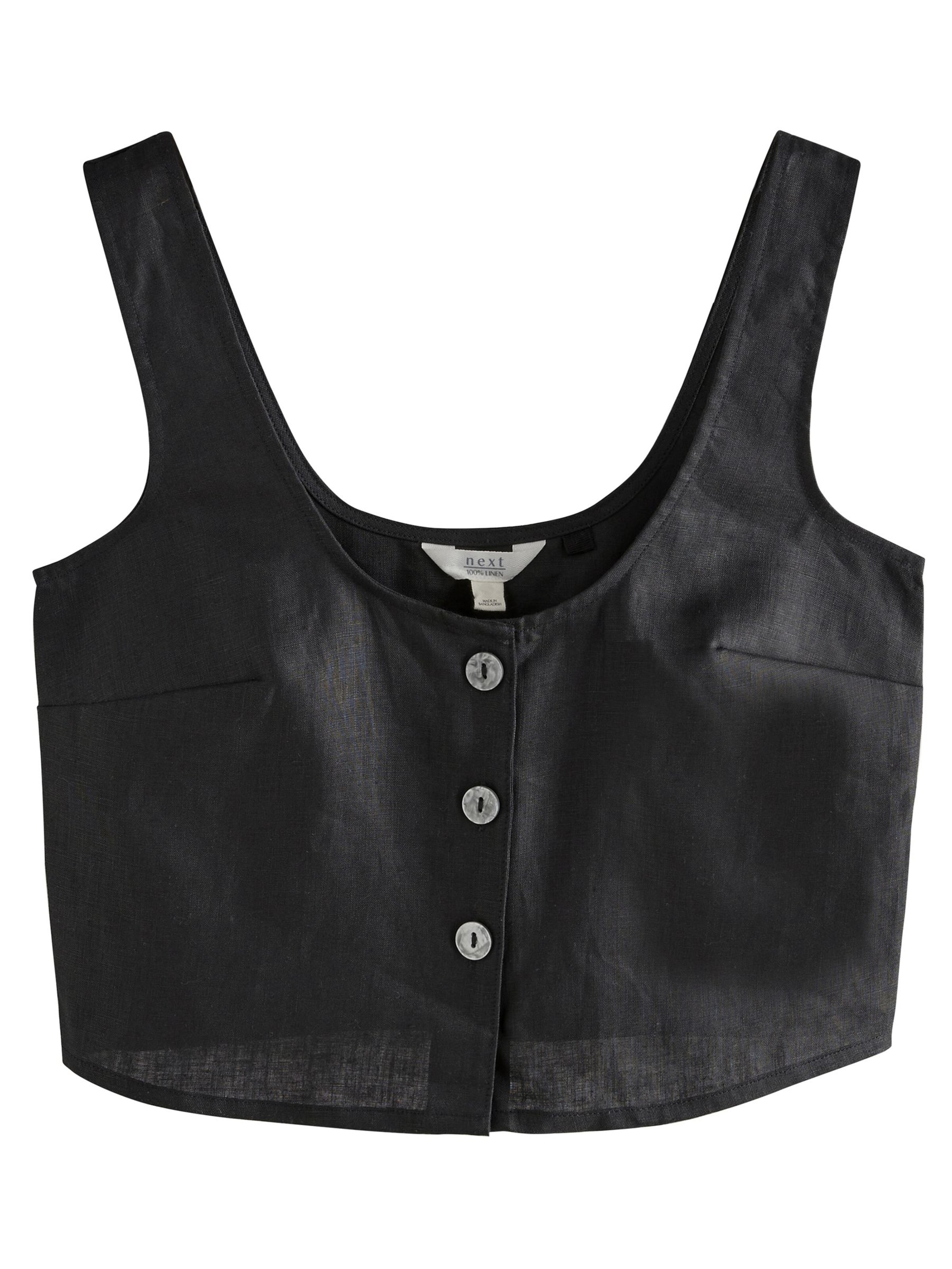 juoda Next Palaidinė be rankovių: priekis