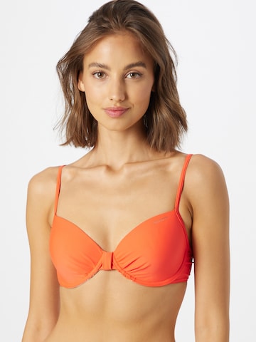 BRUNOTTI Athletic Bikini Top 'Novasera' in Orange: front