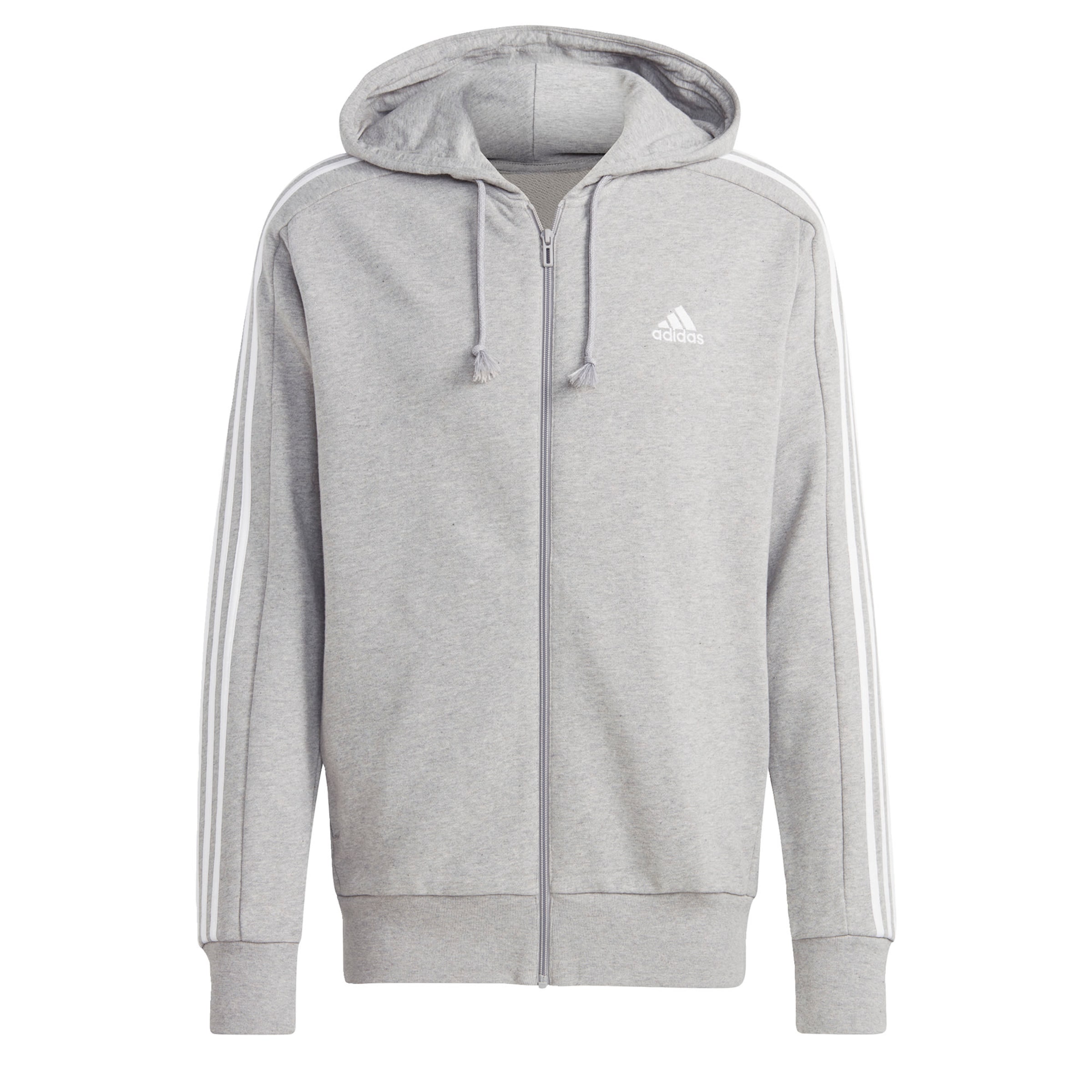ADIDAS SPORTSWEAR Sport szabadidős dzsekik 'Essentials French Terry' - szürke: elől