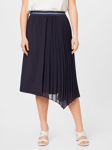 Persona by Marina Rinaldi Skirt 'OIL' in Blue: front