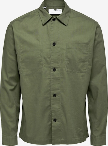 SELECTED HOMME Overhemd in Groen: voorkant