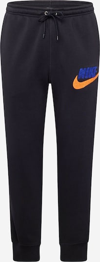 Nike Sportswear Hlače 'CLUB' | encijan / oranžna / črna barva, Prikaz izdelka