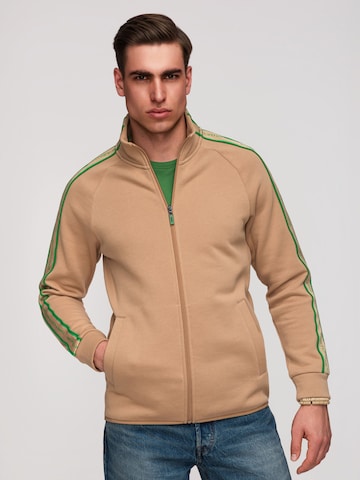 Sweat-shirt Ombre en marron : devant