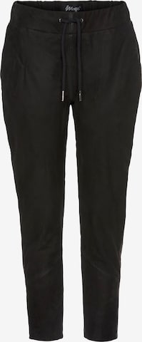 Maze Slimfit Broek in Zwart: voorkant