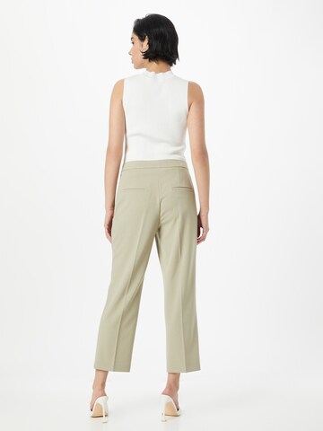 ESPRIT Regular Trousers with creases in Beige