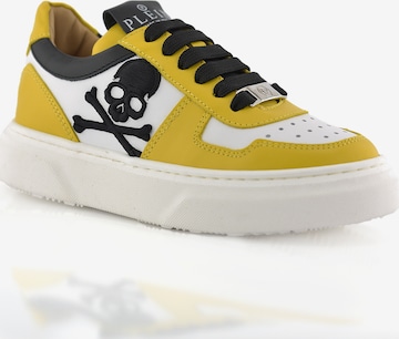 Philipp Plein - Zapatillas deportivas ' Skull ' en amarillo: frente