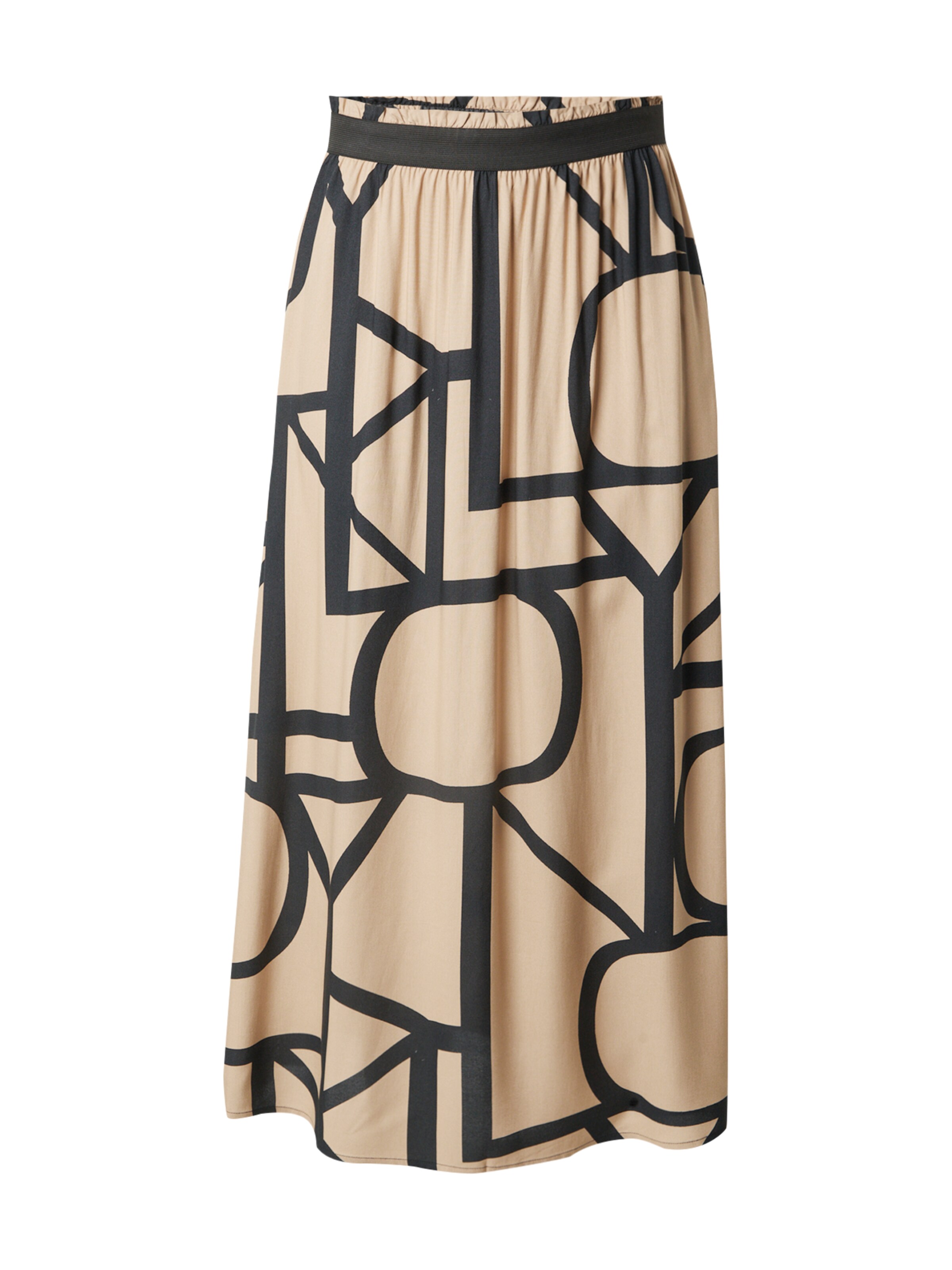 ONLY Carmakoma - Falda 'CARVENEDIG' en beige: frente