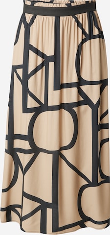 Gonna 'CARVENEDIG' di ONLY Carmakoma in beige: frontale