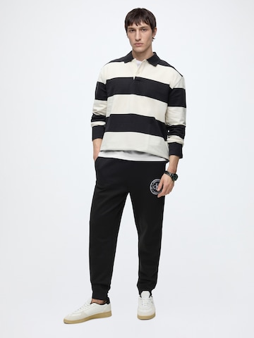 Calvin Klein Jeans Tapered Παντελόνι σε μαύρο