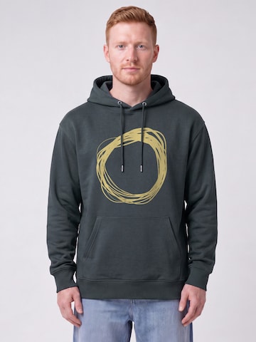 Watapparel Sweatshirt 'Kreis' in Grijs: voorkant