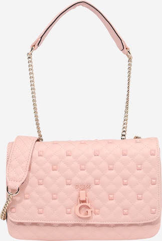 GUESS Shoulder Bag 'Rue Rose' in Pink: front