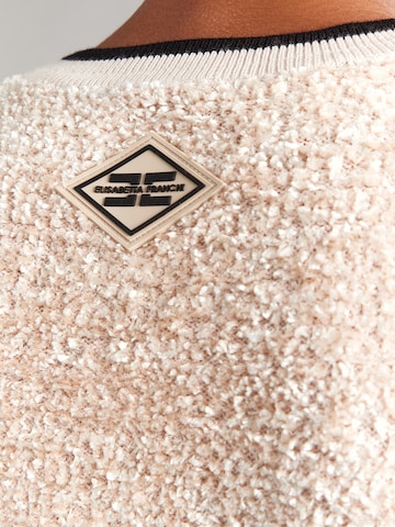 Elisabetta Franchi Kootud kleit, värv valge