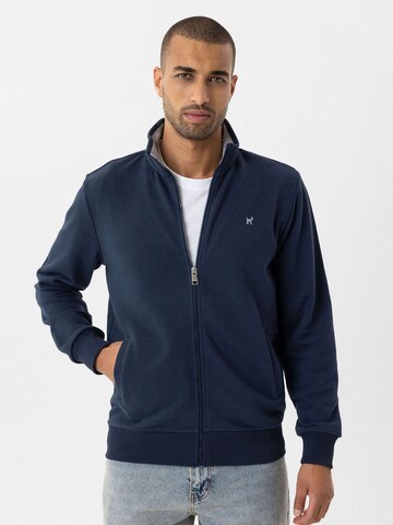 Williot - Sudadera con cremallera 'MURCIA' en azul: frente