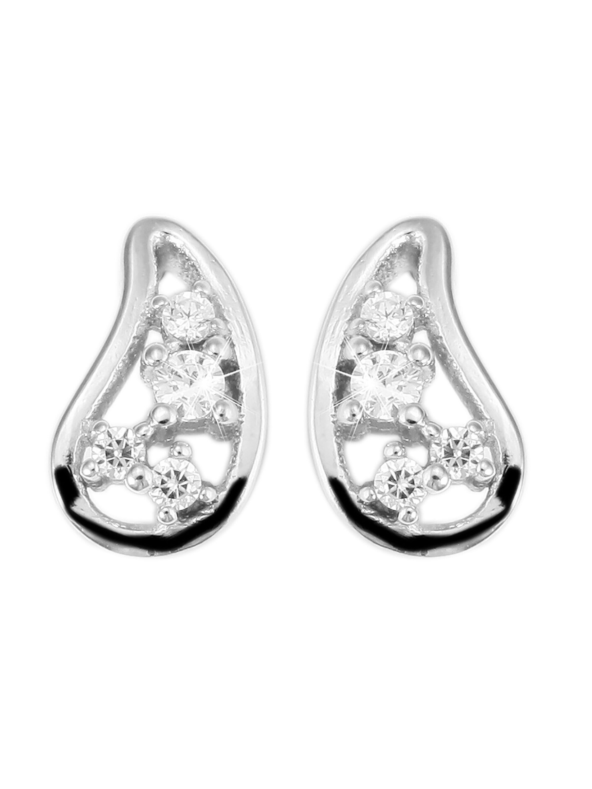 Akzent Earrings 'Vani, 925 Sterlingsilber, langlebig' in Silver: front