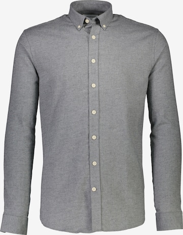 Coupe regular Chemise Lindbergh en gris : devant