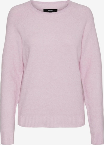 VERO MODA Свитер 'VMDoffy' в Лиловый: спереди