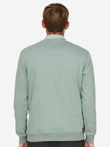 Only & Sons Sweatshirt 'Connor' in Green