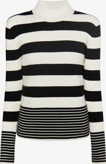 DreiMaster Klassik Sweater in Black / Wool white, Item view