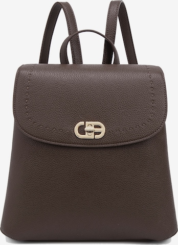 Chrisbella Rugzak 'Viviana Ultra' in Bruin: voorkant