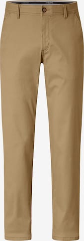 REDPOINT Chino Pants in Brown: front