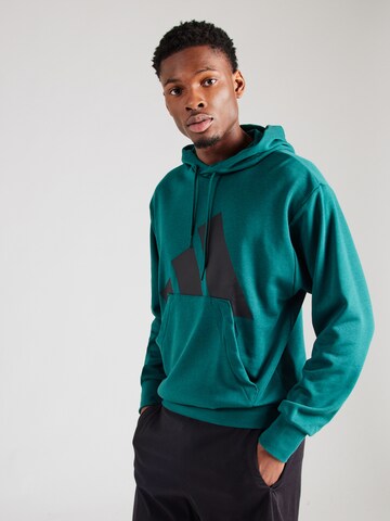 ADIDAS SPORTSWEAR Αθλητική μπλούζα φούτερ σε πράσινο: μπροστά