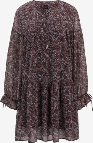 BOSS Shirt Dress 'C_Diveno_3' in Brown: front