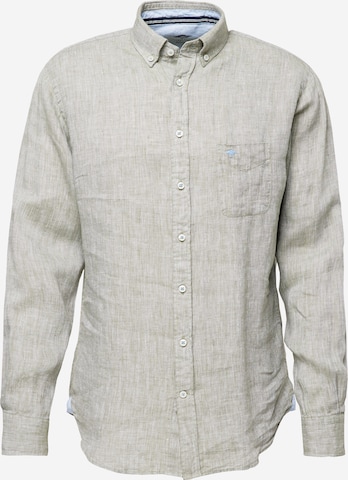 FYNCH-HATTON Regular fit Button Up Shirt in Green: front