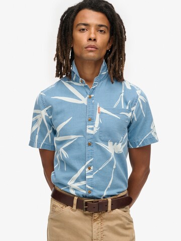 Regular fit Camicia di Superdry & Co in blu: frontale