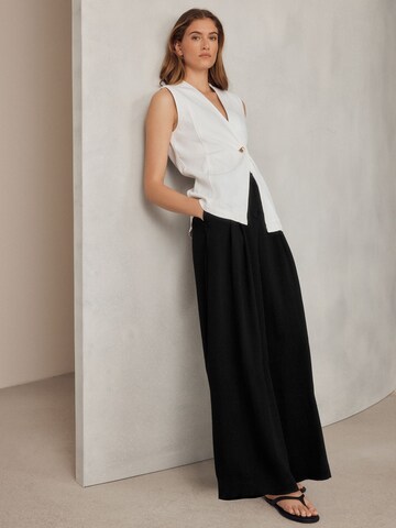 Next Wide Leg Hose in Schwarz