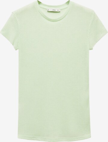 MANGO Shirt 'TILOS' in Groen: voorkant