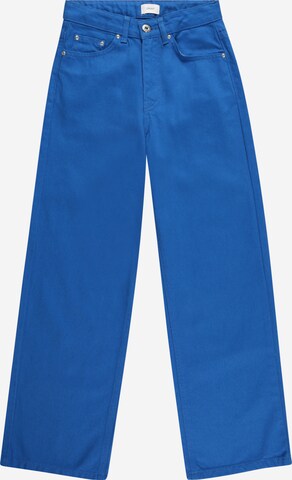 GRUNT - Perna larga Calças de ganga em azul: frente