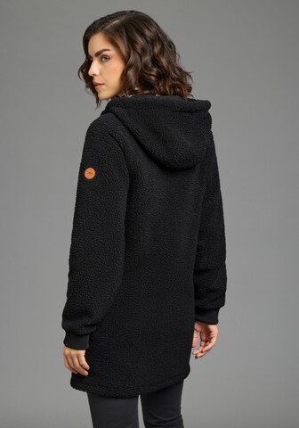 KangaROOS Fleecejacke in Schwarz