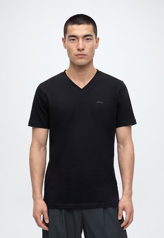 s.Oliver Shirt in Black: front